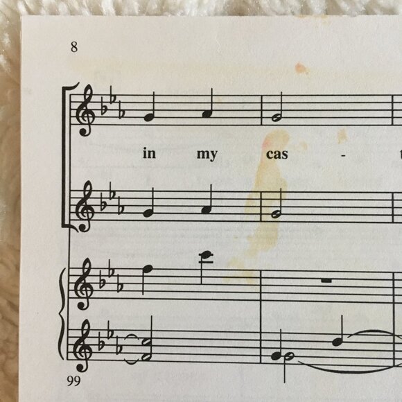 5/$25 'Castle On A Cloud' Broadway Hit Vocal Arrangement Music Sheets - Picture 4 of 4